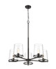 Z-LITE 3032-5MB 5 Light Chandelier, Matte Black