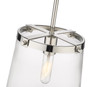 Z-LITE 3032P10-PN 1 Light Pendant, Polished Nickel