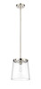 Z-LITE 3032P10-PN 1 Light Pendant, Polished Nickel