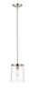 Z-LITE 3032MP-PN 1 Light Mini Pendant, Polished Nickel