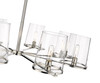 Z-LITE 3032-8PN 8 Light Chandelier, Polished Nickel