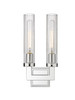 Z-LITE 3031-2S-PN 2 Light Wall Sconce, Polished Nickel