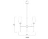 Z-LITE 3033-5PN 5 Light Chandelier, Polished Nickel