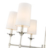 Z-LITE 3033-6PN 6 Light Chandelier, Polished Nickel