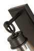 Z-LITE 2300-1SS-MB 1 Light Wall Sconce, Matte Black