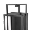 Z-LITE 598B-BK 3 Light Outdoor Wall Sconce, Black