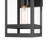 Z-LITE 596S-BK 1 Light Outdoor Wall Sconce, Black