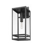 Z-LITE 596B-BK 1 Light Outdoor Wall Sconce, Black