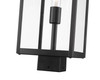 Z-LITE 596PHBS-BK 1 Light Outdoor Post Mount Fixture, Black