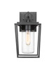 Z-LITE 594S-BK 1 Light Outdoor Wall Sconce, Black