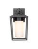 Z-LITE 595S-BK 1 Light Outdoor Wall Sconce, Black