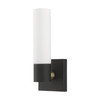 LIVEX LIGHTING 10101-14 Textured Black ADA Single Sconce