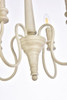 Living District LD7042D14WD Flynx 4 lights pendant in weathered dove