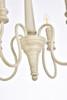 Living District LD7042D14WD Flynx 4 lights pendant in weathered dove