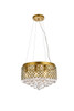 Living District LD520D16BR Tully 6 lights pendant in brass