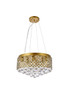 Living District LD520D18BR Tully 6 lights pendant in brass