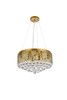 Living District LD520D20BR Tully 8 lights pendant in brass