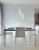 Elegant Lighting 2067D16SG Weston 3 lights pendant in satin gold