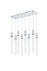 Elegant Lighting 2066D36C Weston 8 lights pendant in chrome