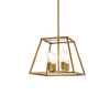 Living District LD720D16BR Declan 16 inch pendant in brass
