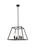 Living District LD720D20BK Declan 20 inch pendant in black