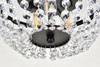 Elegant Lighting 1114D10BK Gianna 10 inch pendant in black