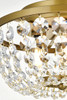Elegant Lighting 1114D10BR Gianna 10 inch pendant in brass