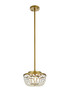 Elegant Lighting 1114D10BR Gianna 10 inch pendant in brass
