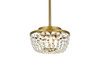 Elegant Lighting 1114D10BR Gianna 10 inch pendant in brass