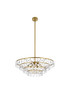 Elegant Lighting 1101D28BR Ella 28 inch pendant in brass