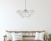 Elegant Lighting 1101D24C Ella 24 inch pendant in chrome