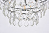 Elegant Lighting 1101D20C Ella 20 inch pendant in chrome