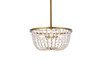 Elegant Lighting 1114D13BR Gianna 13 inch pendant in brass