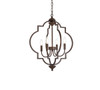 Living District LD7065D20WOK Sandara 4 lights pendant in weathered oak