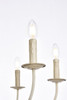 Living District LD7040D26WD Brielle 6 lights pendant in weathered dove