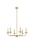 Living District LD812D30BR Cohen 30 inch pendant in brass