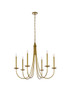 Living District LD810D36BR Cohen 36 inch pendant in brass