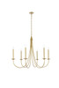 Living District LD810D42BR Cohen 42 inch pendant in brass