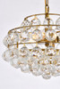 Elegant Lighting 1106D14BR Savannah 14 inch pendant in brass