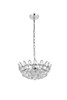 Elegant Lighting 1104D16C Emilia 16 inch pendant in chrome