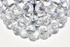 Elegant Lighting 1104D14C Emilia 14 inch pendant in chrome