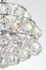 Elegant Lighting 1106D12C Savannah 12 inch pendant in chrome