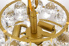 Elegant Lighting 1106D12BR Savannah 12 inch pendant in brass