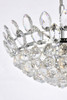 Elegant Lighting 1104D18C Emilia 18 inch pendant in chrome
