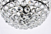 Elegant Lighting 1104D20BK Emilia 20 inch pendant in black