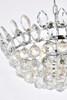 Elegant Lighting 1104D20C Emilia 20 inch pendant in chrome