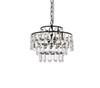 Elegant Lighting 1102D14BK Mila 14 inch pendant in black