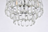 Elegant Lighting 1102D14C Mila 14 inch pendant in chrome