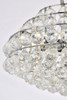 Elegant Lighting 1106D18C Savannah 18 inch pendant in chrome