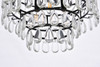 Elegant Lighting 1102D16BK Mila 16 inch pendant in black